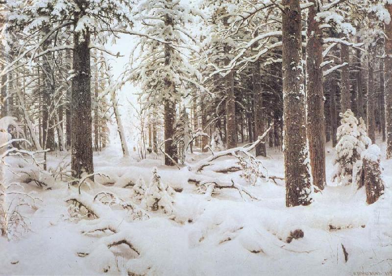 Ivan Shishkin Winter china oil painting image